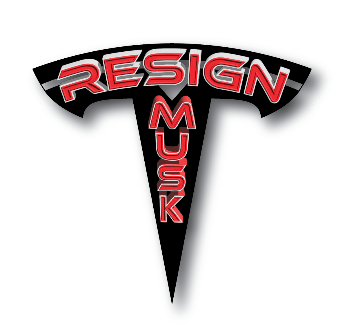 Resign Musk Sticker